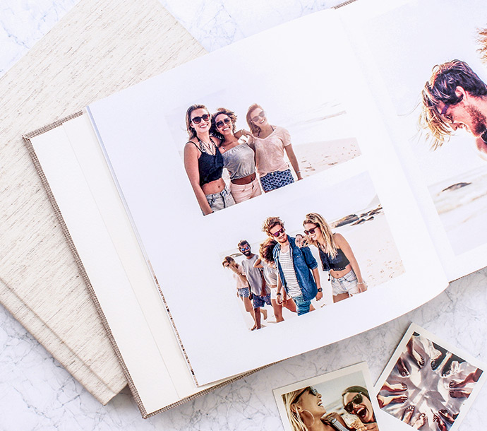 Customize Best Quality Linen Photo Books