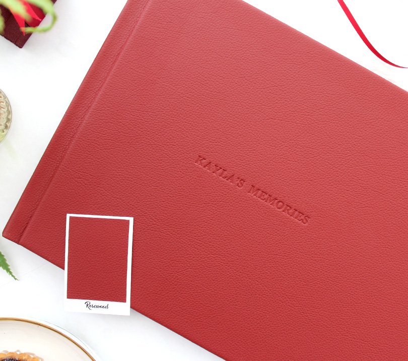 Design your Leatherette Photo Books Online| Deboss Options | Flipchap